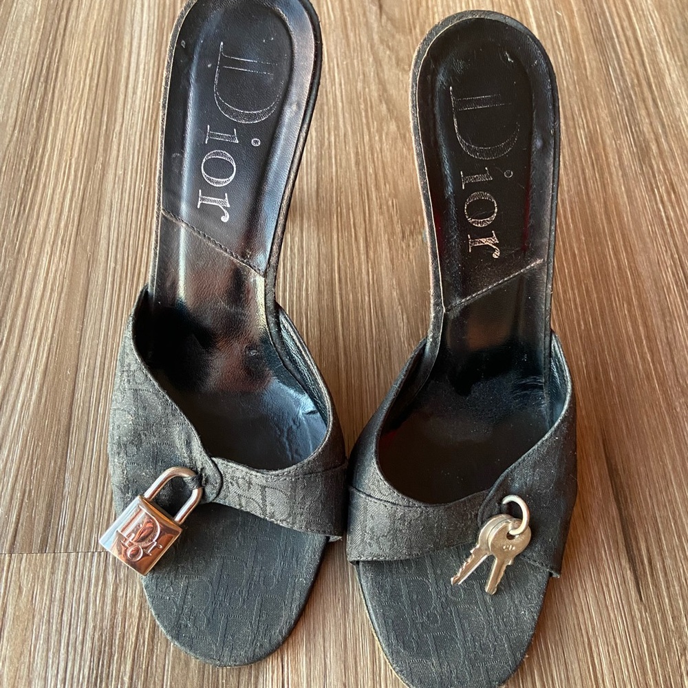 Dior black heels